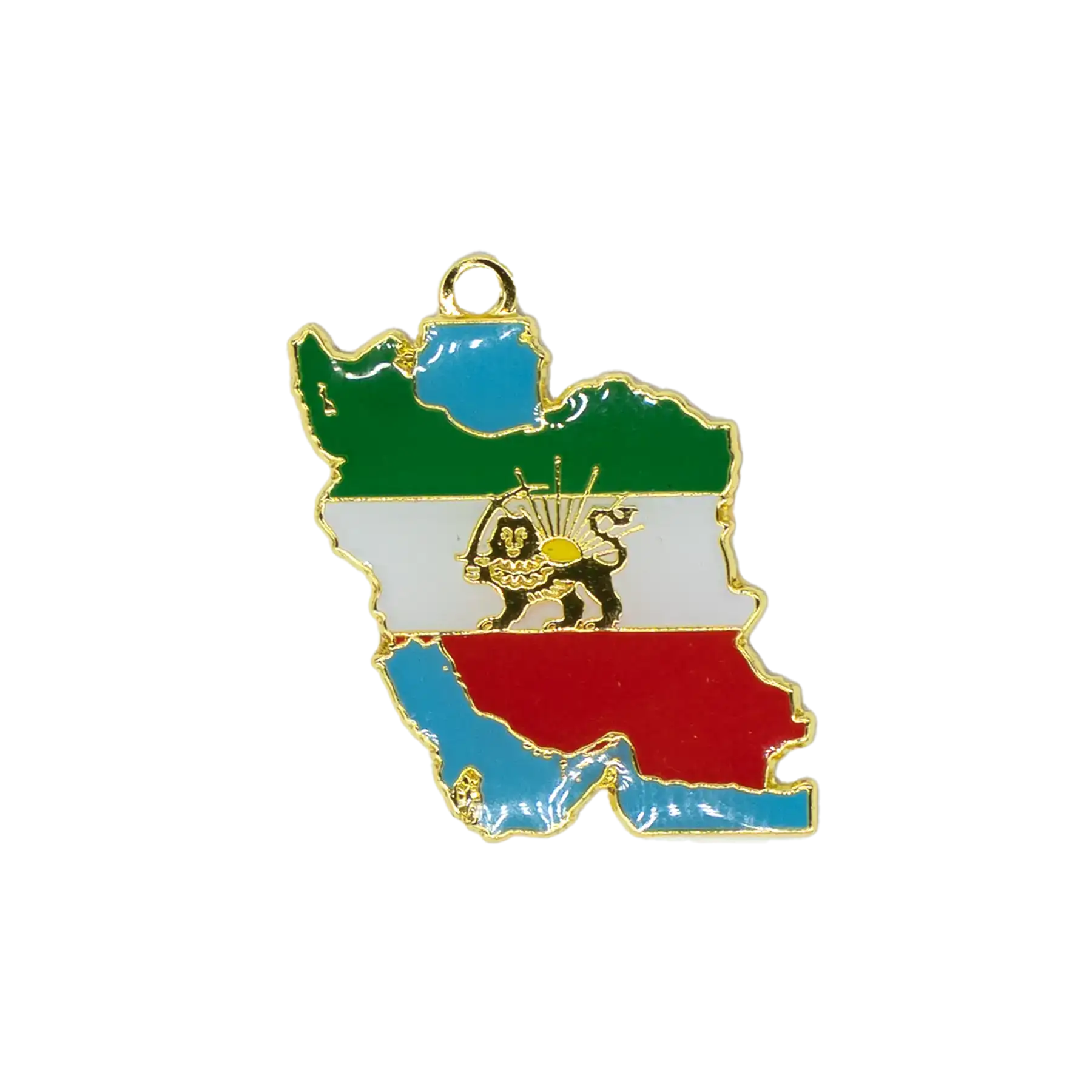 Pendant, Iran map