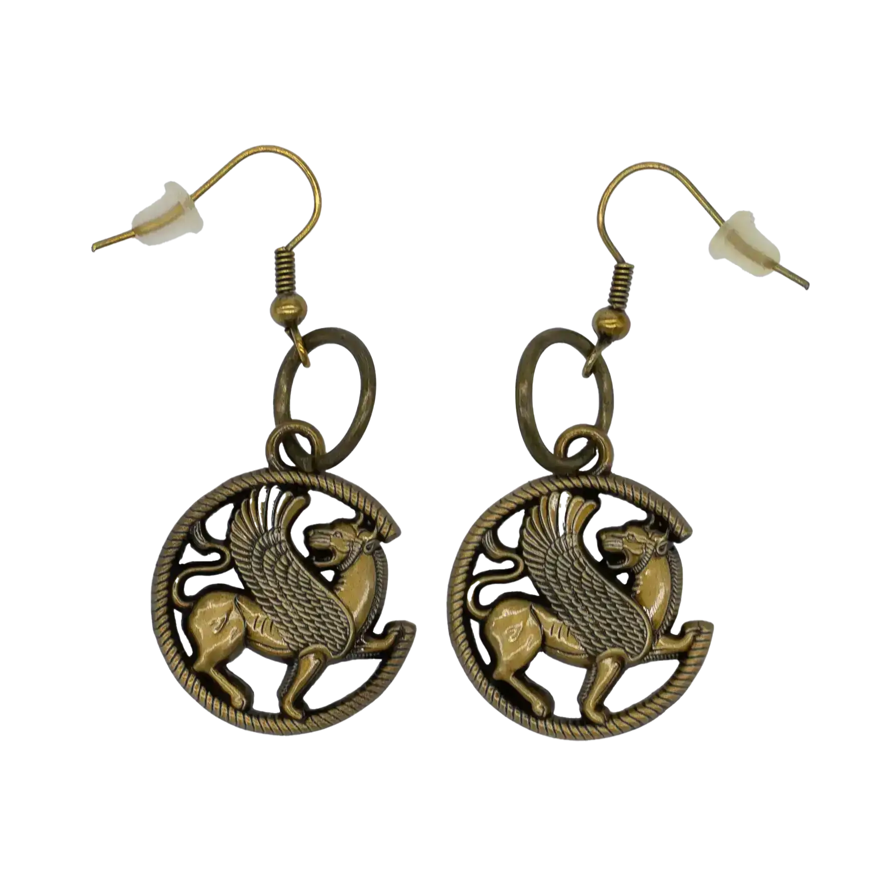 Earring, Round lion