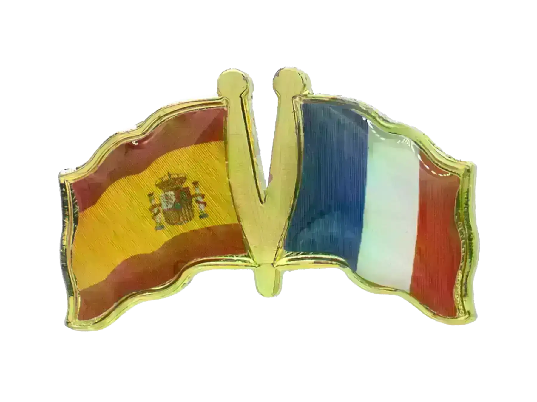 Pin, Double flag - Spain/Netherlands-Holland