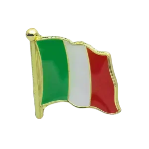 Pin, Single flag - Italy
