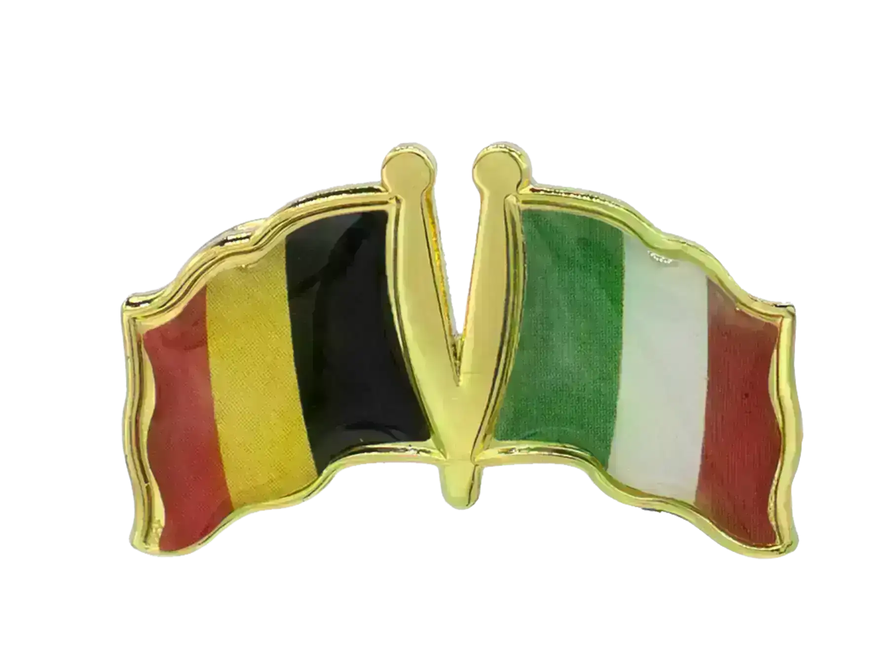 Pin, Double flag - Italy/Belgium