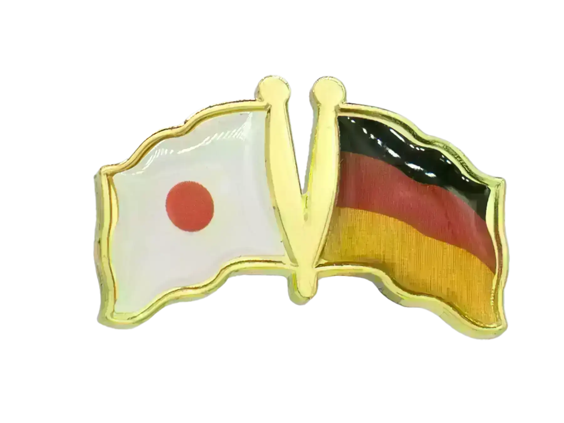 Pin, Double flag - Germany/Japan