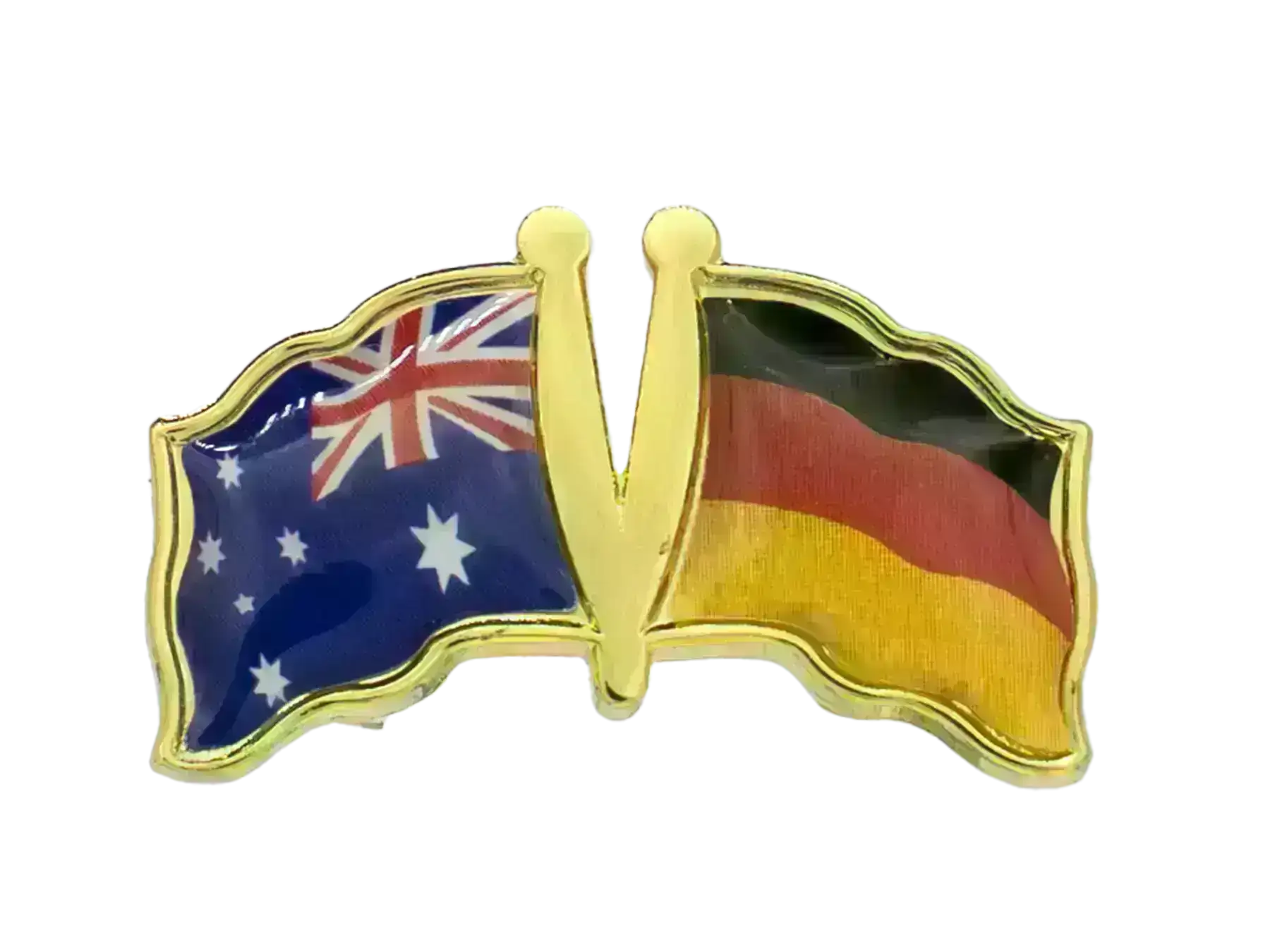 Pin, Double flag - Germany/Australia