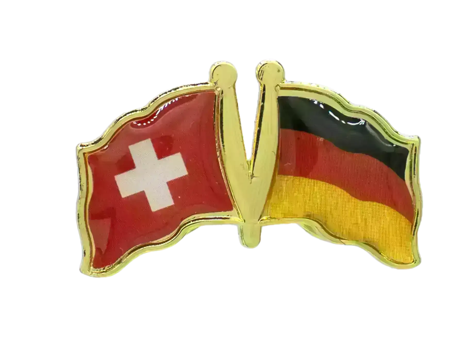 Pin, Double flag - Germany/Switzerland