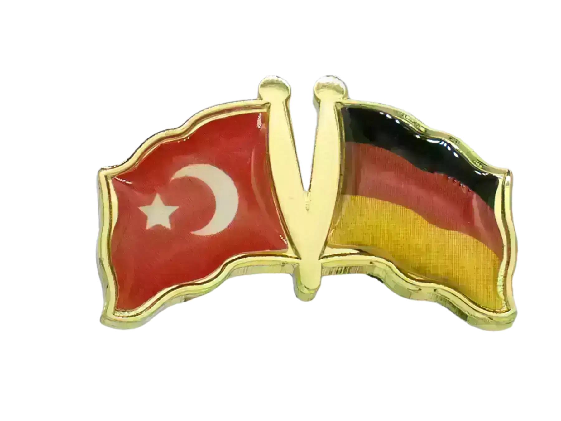 Pin, Double flag - Germany/Turkey