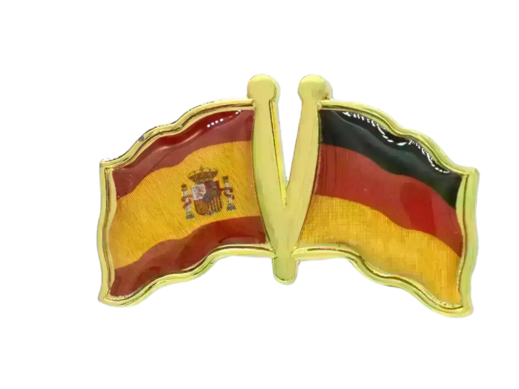 Pin, Double flag - Germany/Spain
