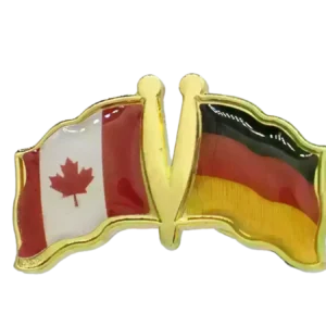 Pin, Double flag - Germany/Canda