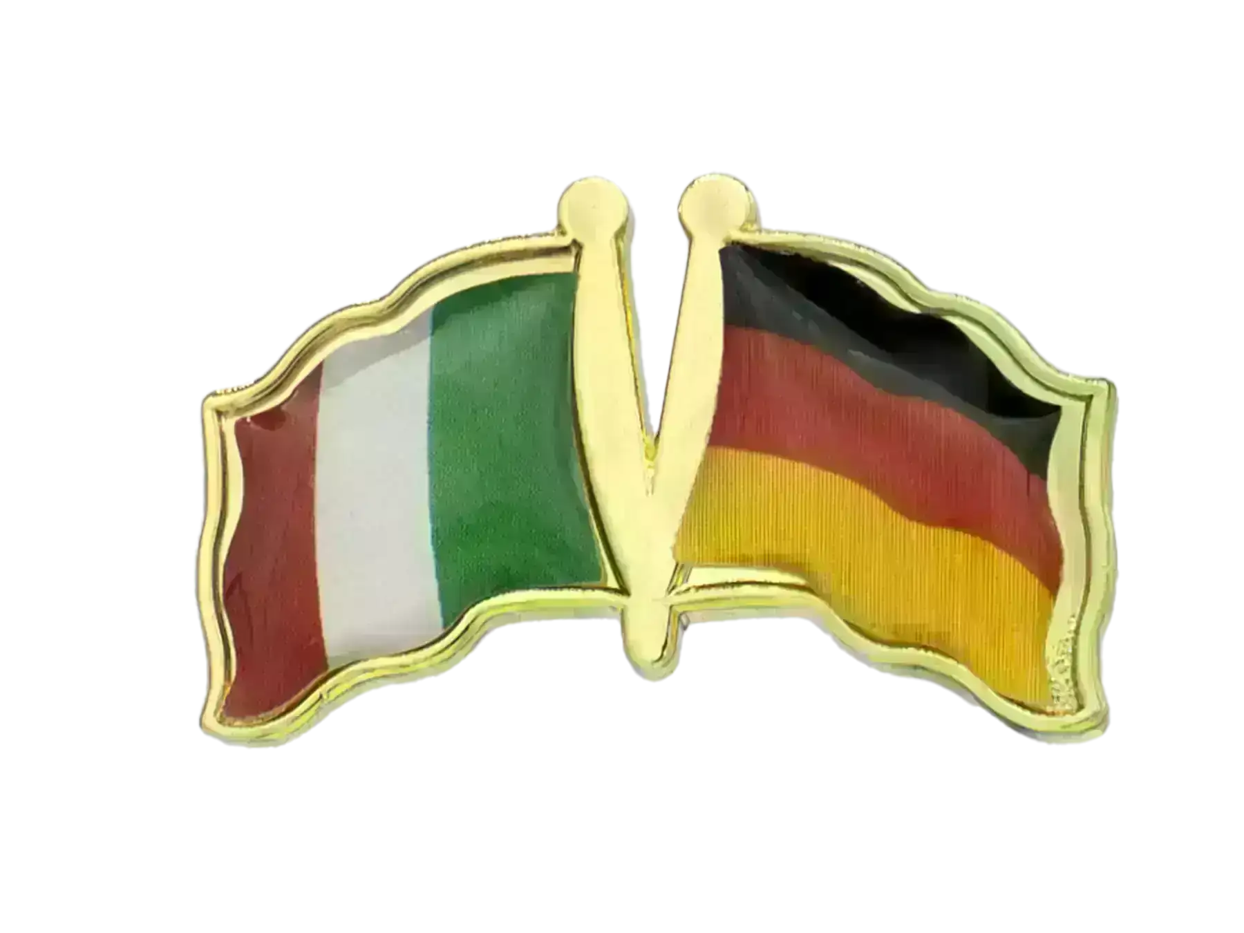 Pin, Double flag - Germany/Italy