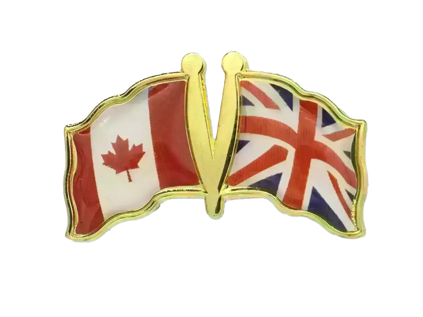 Pin, Double flag - Great Britain/Canada