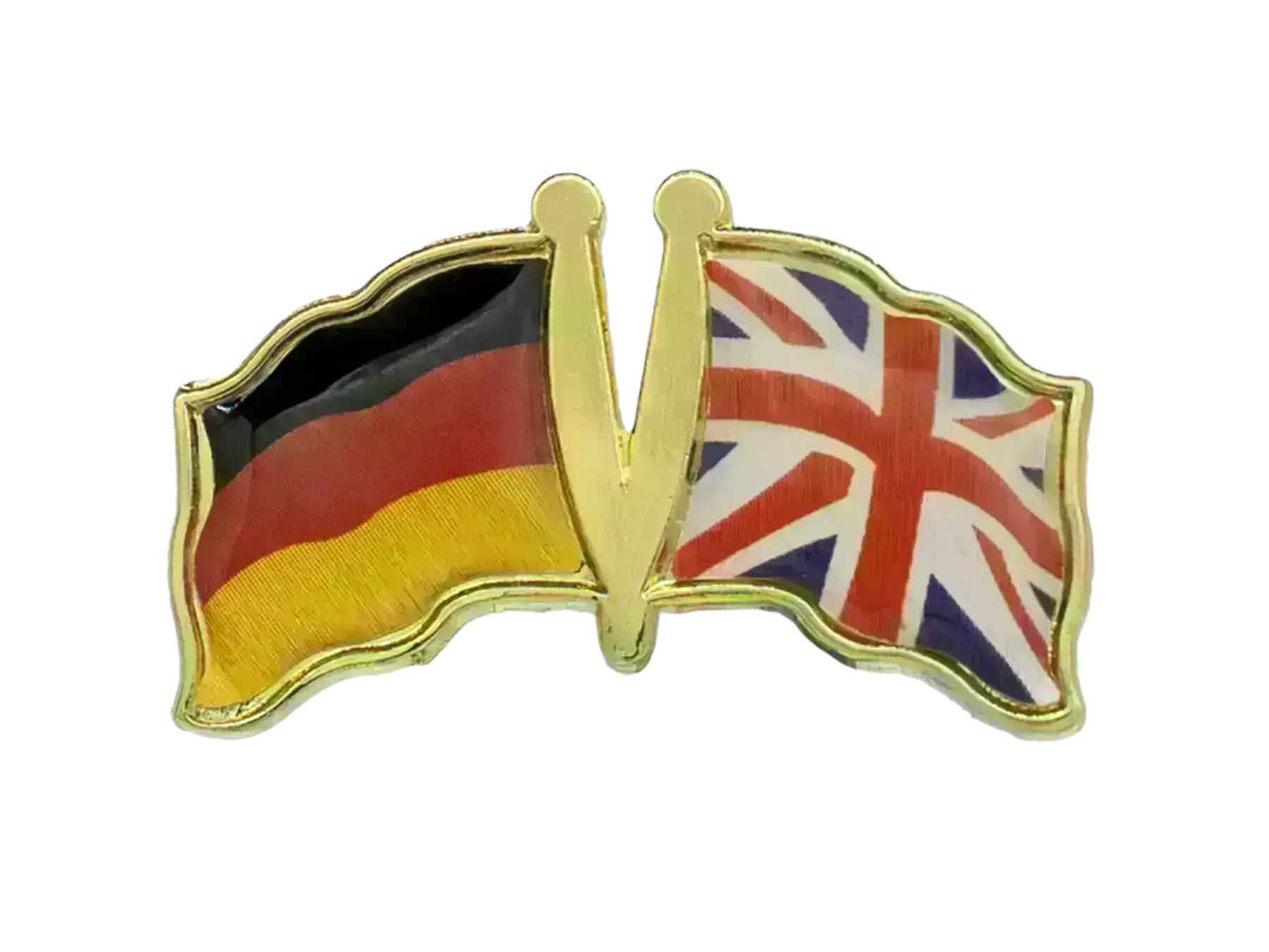 Pin, Double flag - Great Britain/Germany