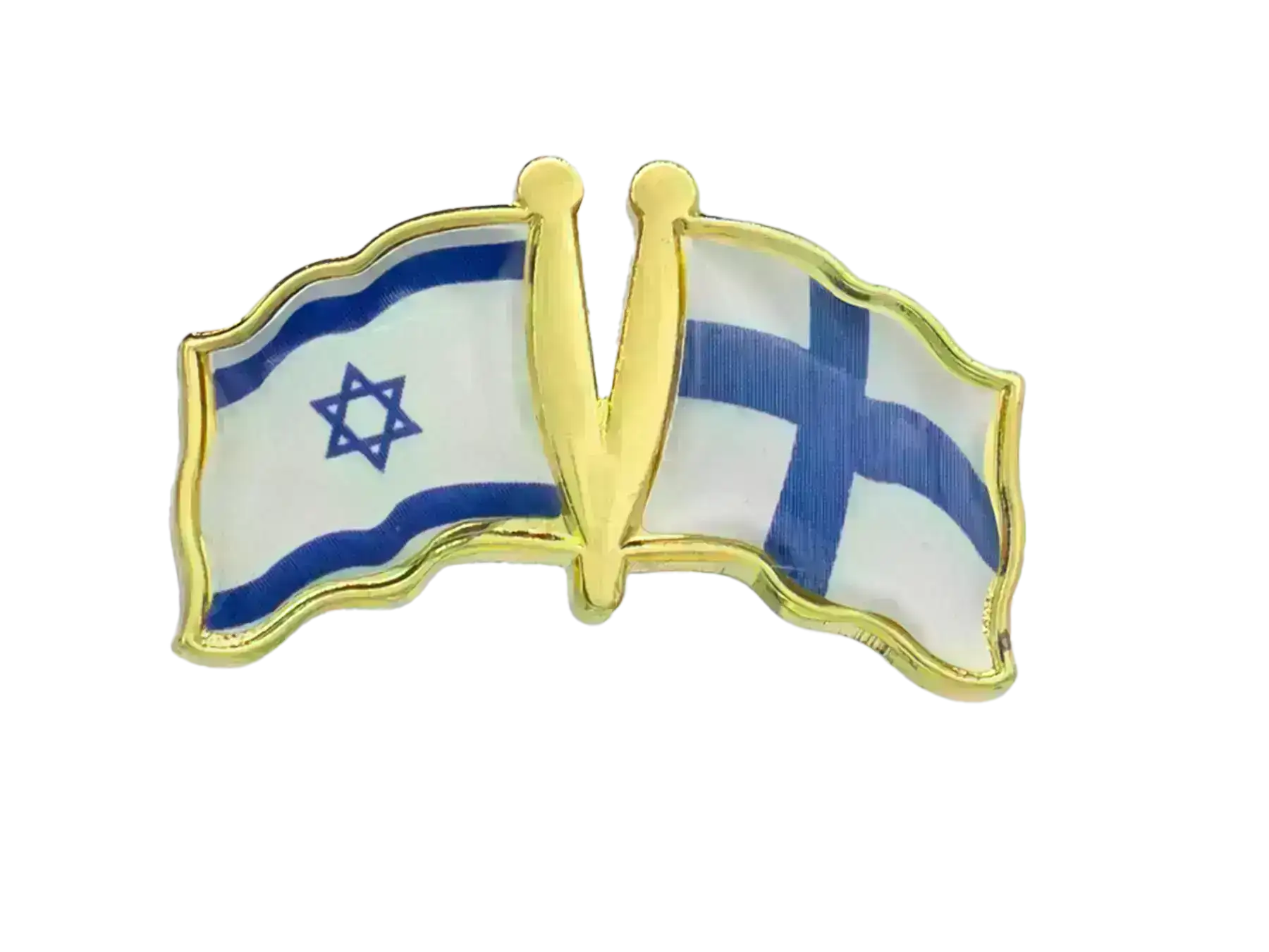 Pin, Double flag – Finland/Israel