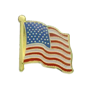 Pins, Single flag - USA