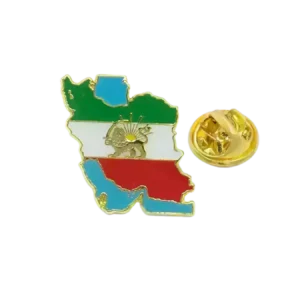 Pins Iran map
