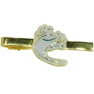 Tie clip, Persian text