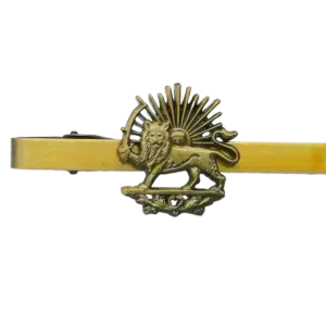 Tie clip, Lion & Sun