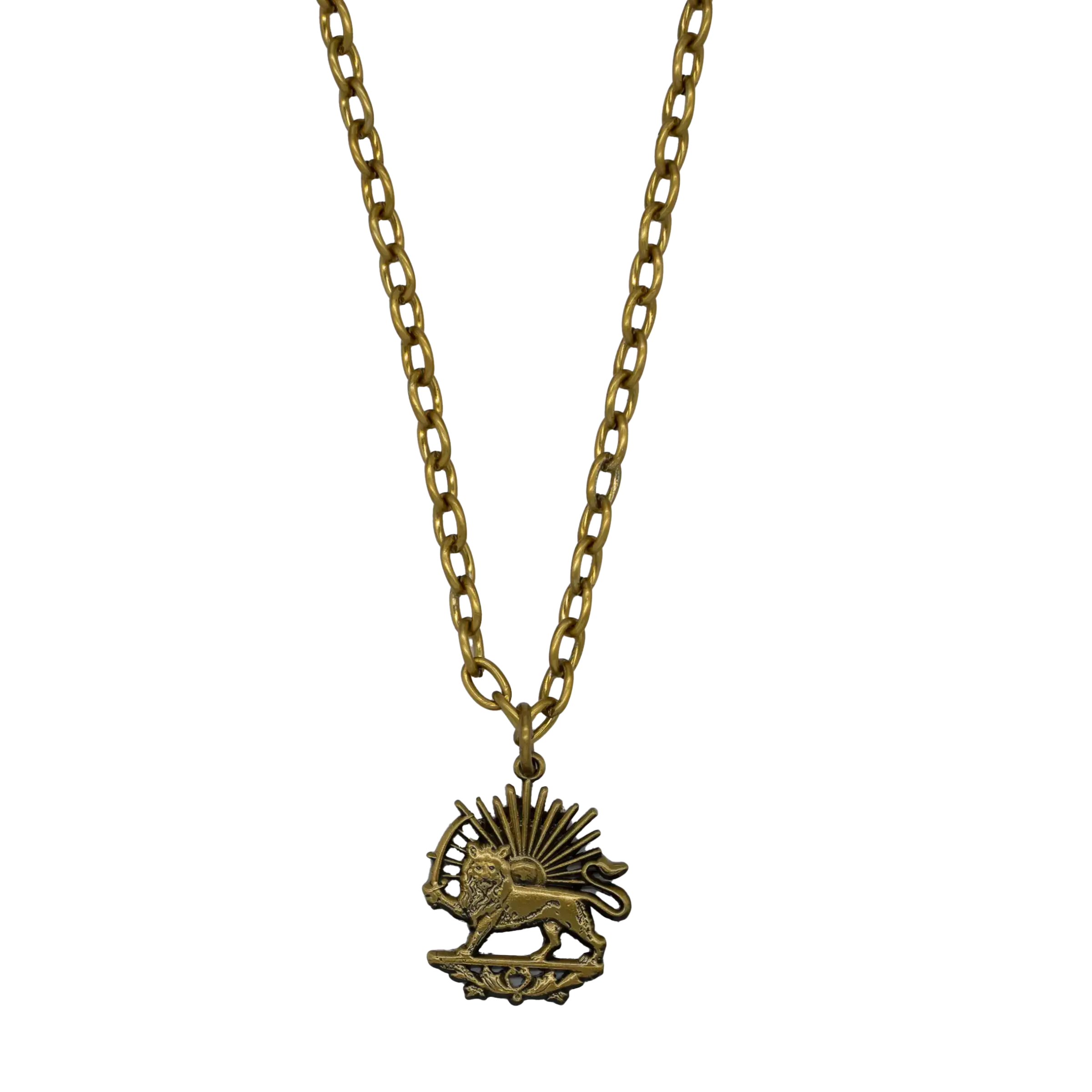 Necklace, Lion & Sun